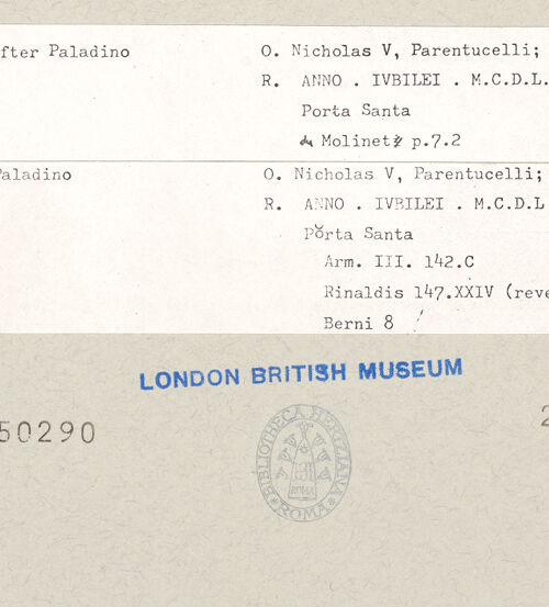 Rückseite von bh250290_bh250291_recto