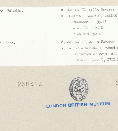 Rückseite von bh250313_bh250314_recto