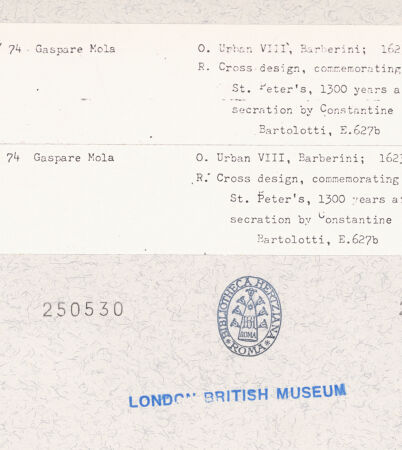 Rückseite von bh250530_bh250531_recto