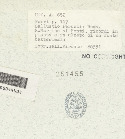 Rückseite von bh251455_recto