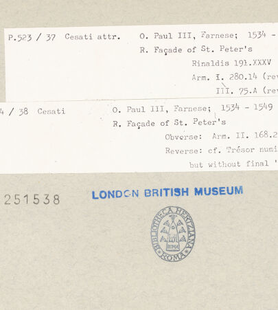 Rückseite von bh251538_bh251539_recto