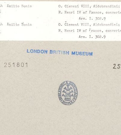 Rückseite von bh251801_bh251802_recto