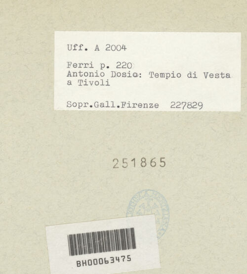 Rückseite von bh251865_recto