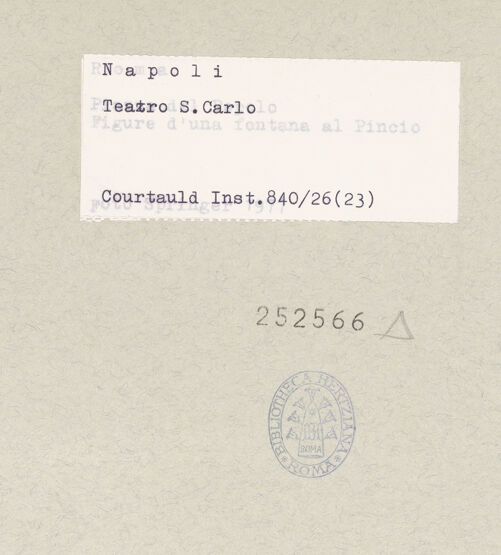 Rückseite von Courtauld Institute of Art [https://www.deutsche-digitale-bibliothek.de/content/lizenzen/rv-ez/] Euripides - Gesamtansicht, bh252566_recto. Foto.