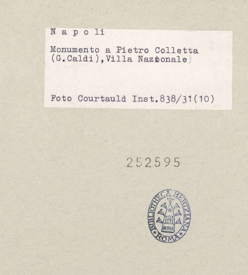 Rückseite von bh252595_recto