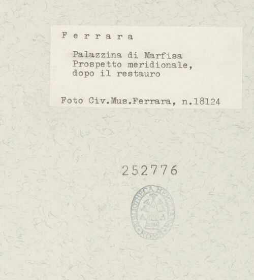 Rückseite von bh252776_recto