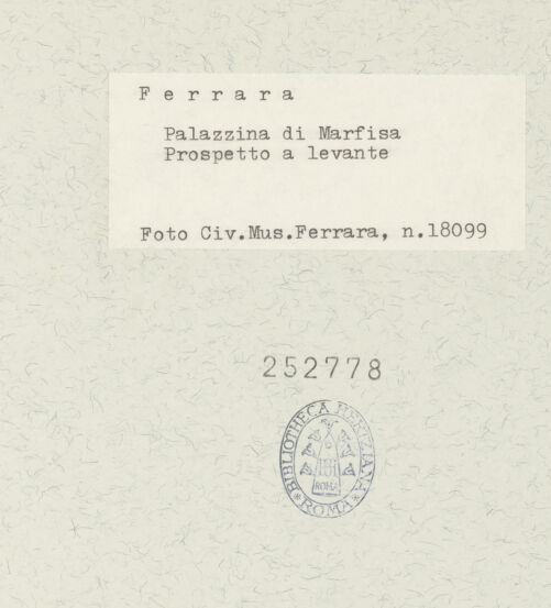 Rückseite von bh252778_recto