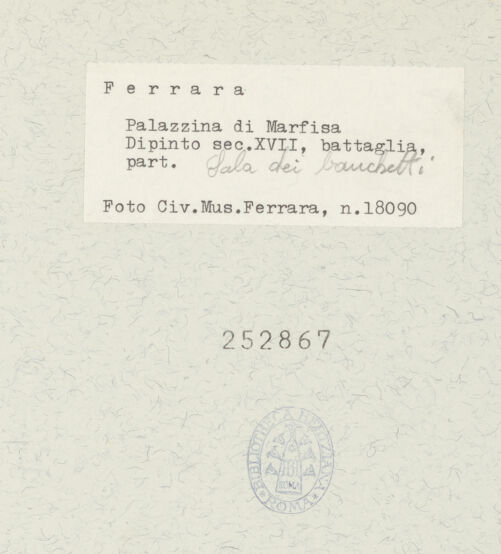 Rückseite von bh252867_recto