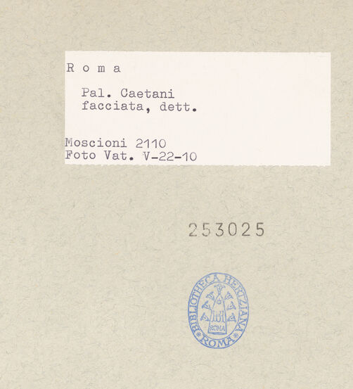 Rückseite von bh253025_recto