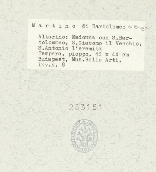 Rückseite von bh253151_recto