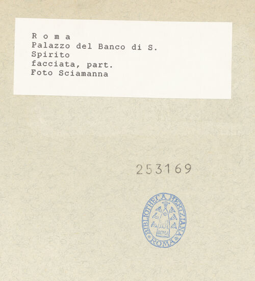 Rückseite von bh253169_recto