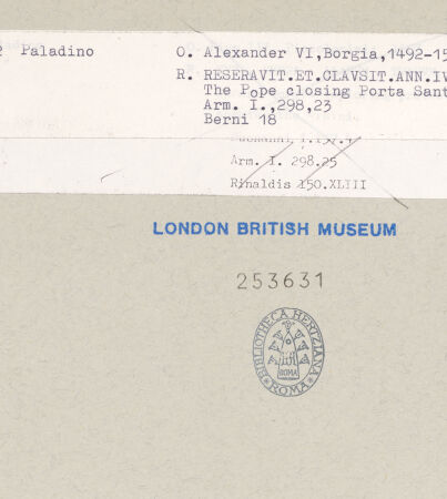 Rückseite von bh253631_recto