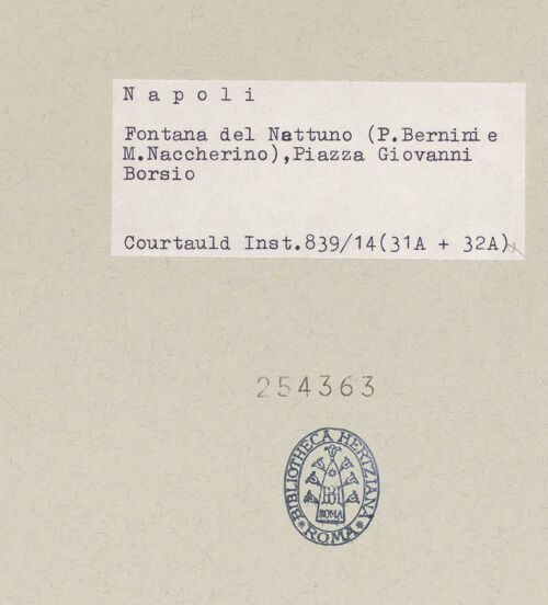 Rückseite von bh254363_recto