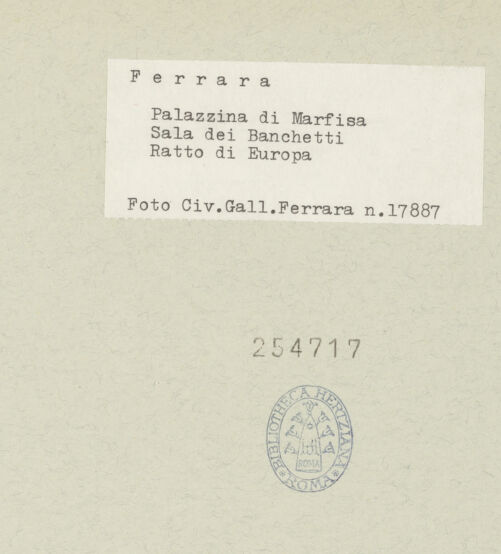 Rückseite von bh254717_recto