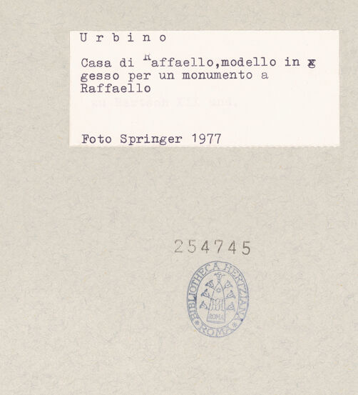 Rückseite von bh254745_recto