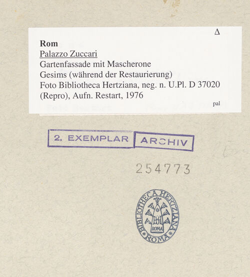 Rückseite von bh254773_recto