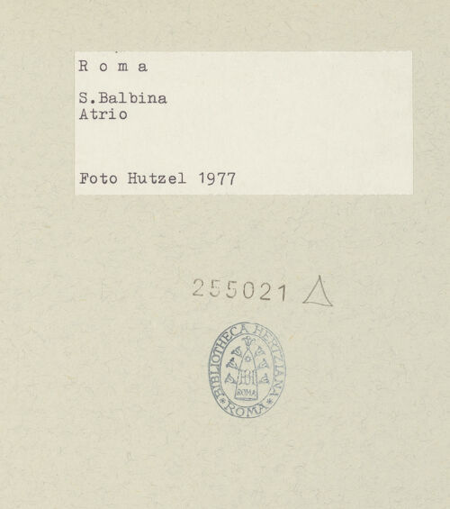 Rückseite von bh255021_recto