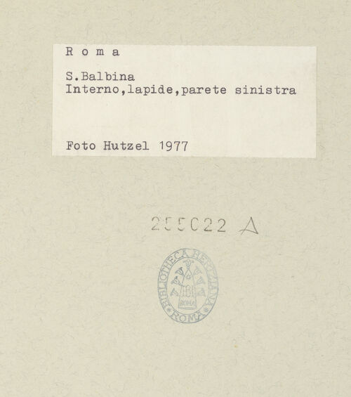 Rückseite von bh255022_recto