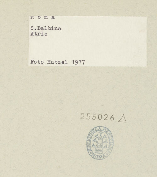 Rückseite von bh255026_recto