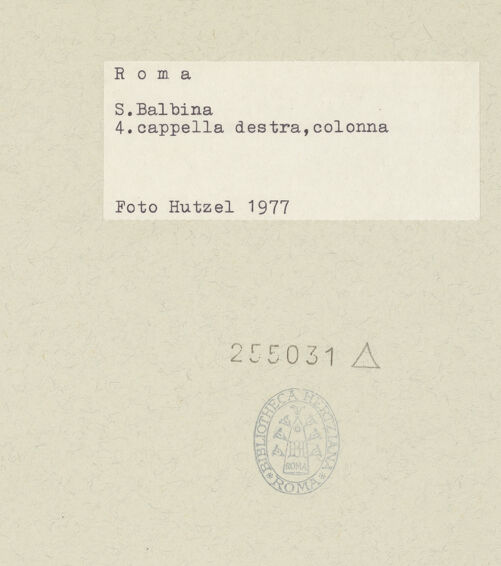 Rückseite von bh255031_recto