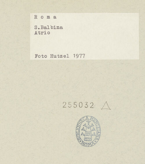 Rückseite von bh255032_recto