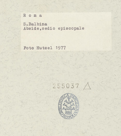 Rückseite von bh255037_recto