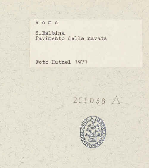 Rückseite von bh255038_recto