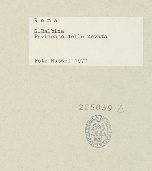 Rückseite von bh255039_recto