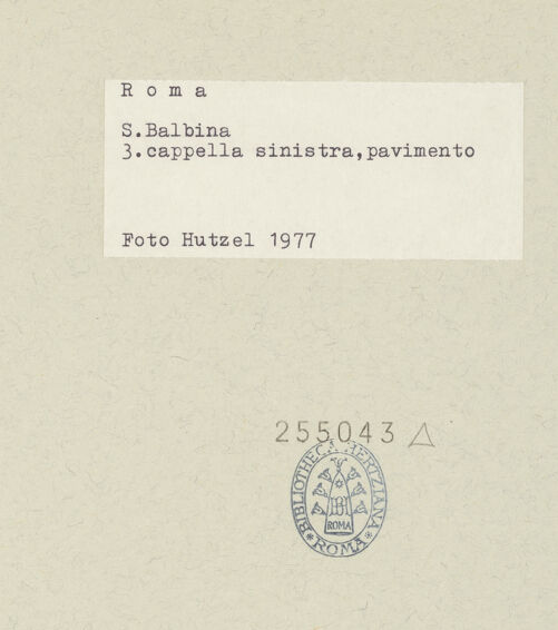 Rückseite von bh255043_recto