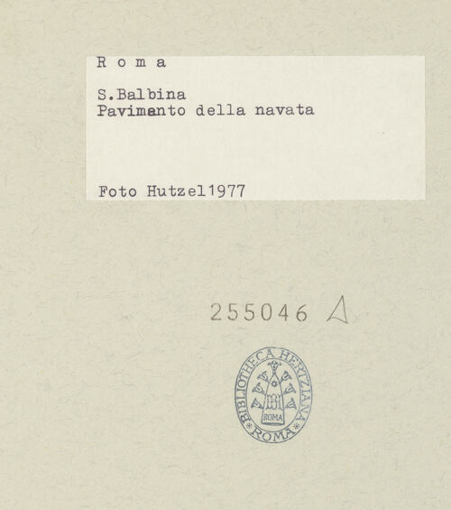 Rückseite von bh255046_recto