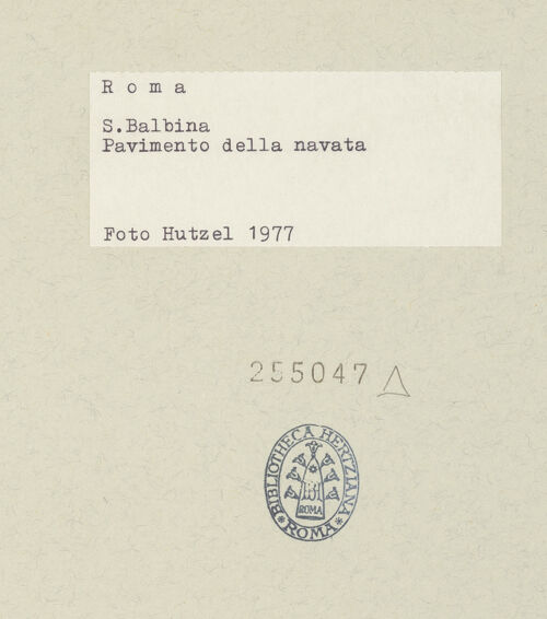 Rückseite von bh255047_recto