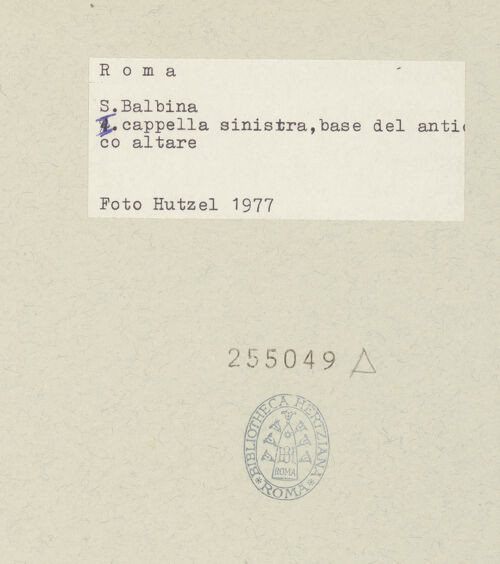 Rückseite von bh255049_recto