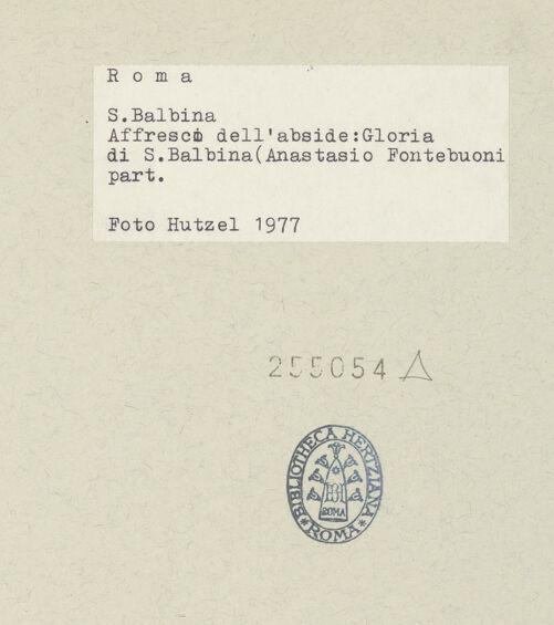 Rückseite von bh255054_recto