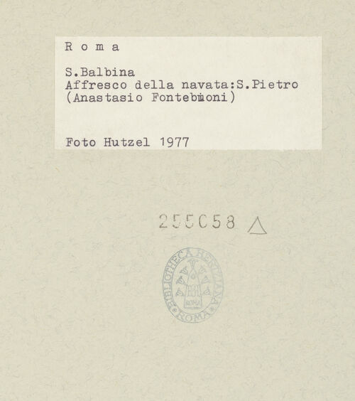 Rückseite von bh255058_recto