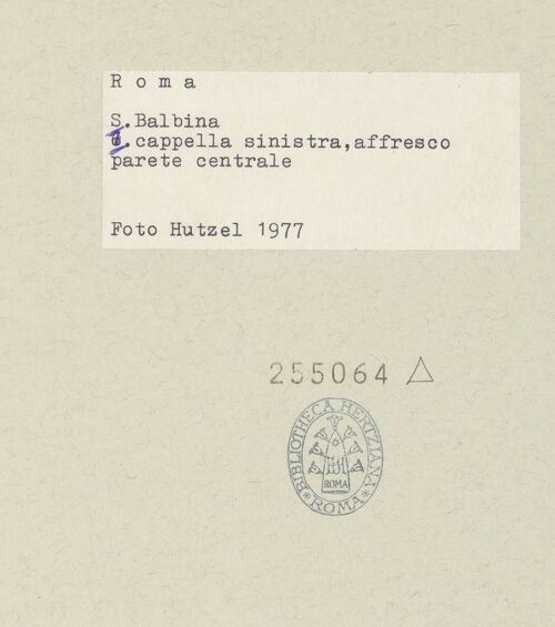 Rückseite von bh255064_recto