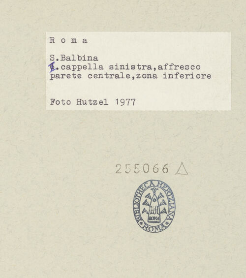 Rückseite von bh255066_recto