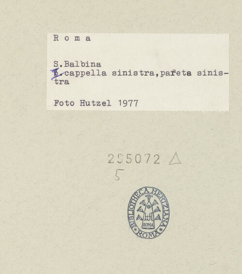 Rückseite von bh255072_recto