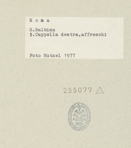 Rückseite von bh255077_recto