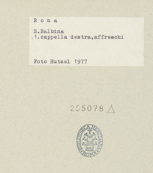 Rückseite von bh255078_recto