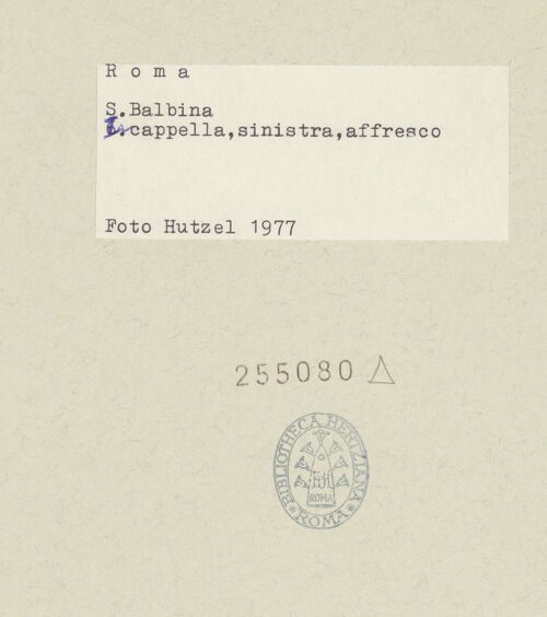 Rückseite von bh255080_recto