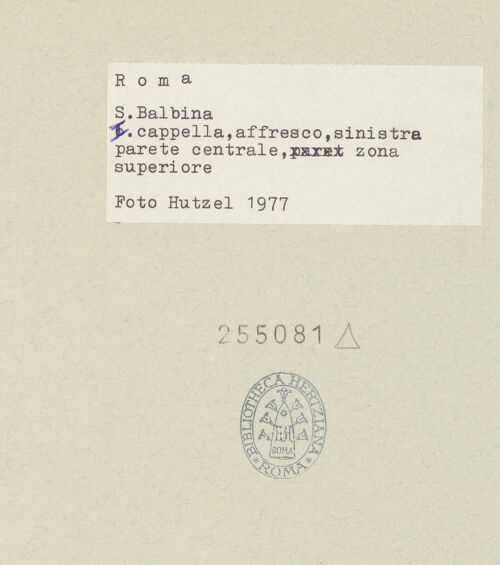 Rückseite von bh255081_recto