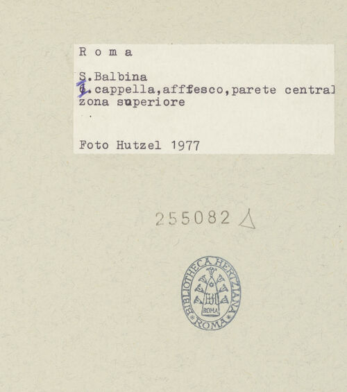 Rückseite von bh255082_recto