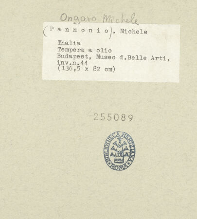 Rückseite von bh255089_recto