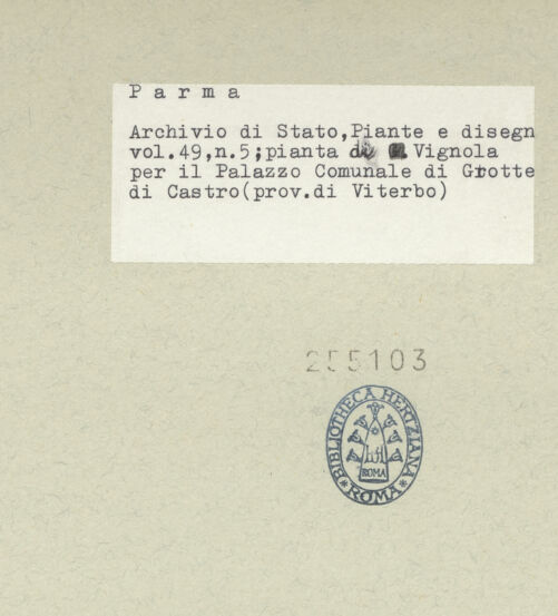 Rückseite von bh255103_recto