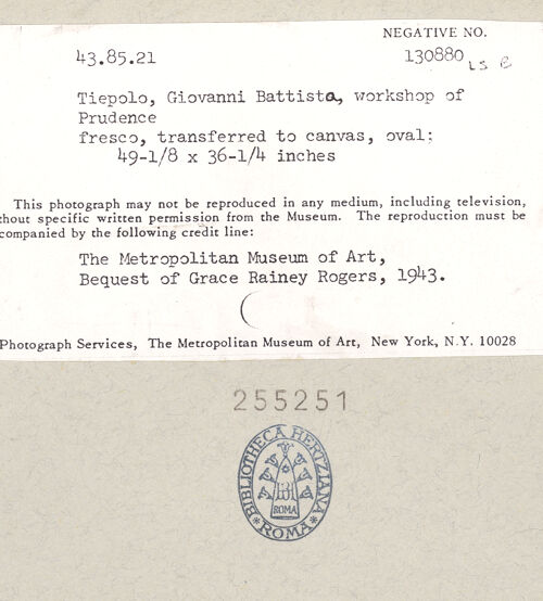 Rückseite von bh255251_recto