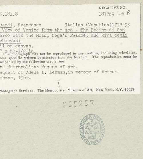 Rückseite von bh255257_recto