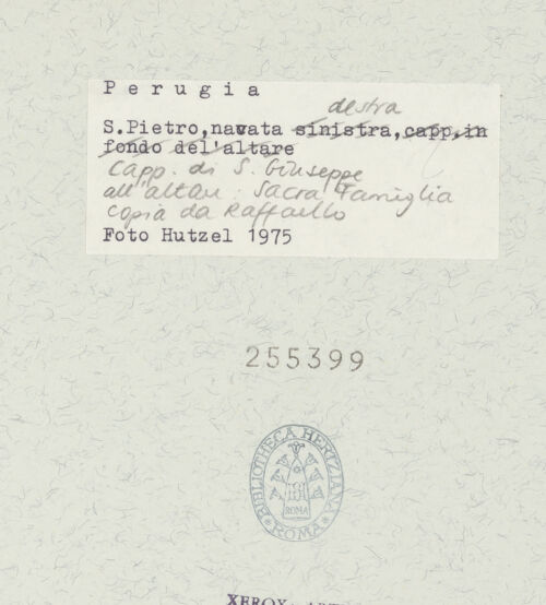 Rückseite von bh255399_recto