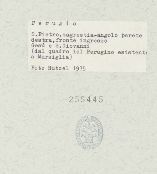 Rückseite von bh255445_recto