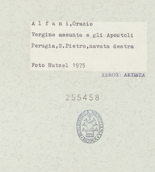 Rückseite von bh255458_recto