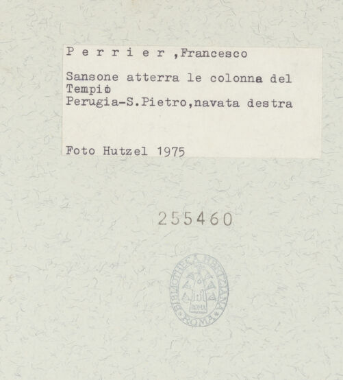 Rückseite von bh255460_recto